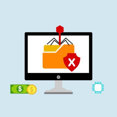 Hacker etkinlik bilgisayarı. Cep telefonu vektörü, zararlı yazılım konsepti, spam verisi, dolandırıcılık internet hatası, güvensiz bağlantı, çevrimiçi dolandırıcılık, virüs uyarısı