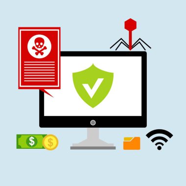 Hacker etkinlik bilgisayarı. Cep telefonu vektörü, zararlı yazılım konsepti, spam verisi, dolandırıcılık internet hatası, güvensiz bağlantı, çevrimiçi dolandırıcılık, virüs uyarısı