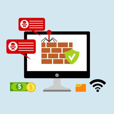 Hacker etkinlik bilgisayarı. Cep telefonu vektörü, zararlı yazılım konsepti, spam verisi, dolandırıcılık internet hatası, güvensiz bağlantı, çevrimiçi dolandırıcılık, virüs uyarısı