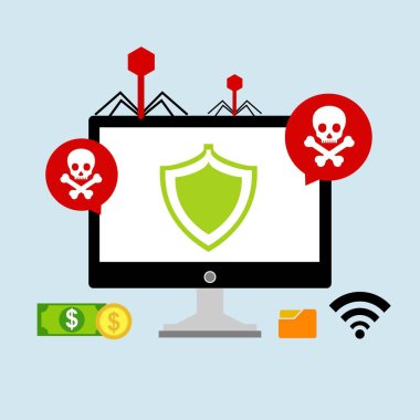 Hacker etkinlik bilgisayarı. Cep telefonu vektörü, zararlı yazılım konsepti, spam verisi, dolandırıcılık internet hatası, güvensiz bağlantı, çevrimiçi dolandırıcılık, virüs uyarısı