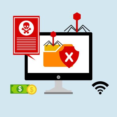 Hacker etkinlik bilgisayarı. Cep telefonu vektörü, zararlı yazılım konsepti, spam verisi, dolandırıcılık internet hatası, güvensiz bağlantı, çevrimiçi dolandırıcılık, virüs uyarısı