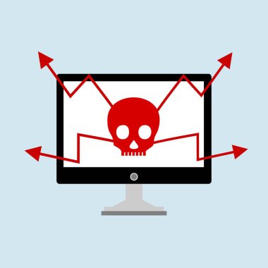 Hacker etkinlik bilgisayarı. Cep telefonu vektörü, zararlı yazılım konsepti, spam verisi, dolandırıcılık internet hatası, güvensiz bağlantı, çevrimiçi dolandırıcılık, virüs uyarısı