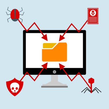 Hacker etkinlik bilgisayarı. Cep telefonu vektörü, zararlı yazılım konsepti, spam verisi, dolandırıcılık internet hatası, güvensiz bağlantı, çevrimiçi dolandırıcılık, virüs uyarısı