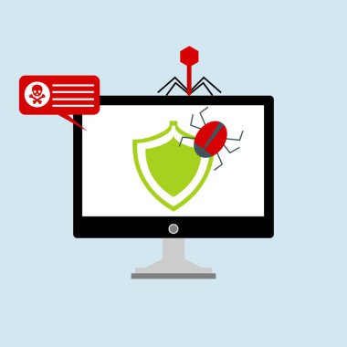 Hacker etkinlik bilgisayarı. Cep telefonu vektörü, zararlı yazılım konsepti, spam verisi, dolandırıcılık internet hatası, güvensiz bağlantı, çevrimiçi dolandırıcılık, virüs uyarısı