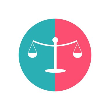 Sadece ağırlık simgesi. Logo sembolünü karşılaştır. Yargılama piktogramını ölçeklendirir. Ui karşılaştırma elementi. Kullanıcı arayüzü benzetim işareti