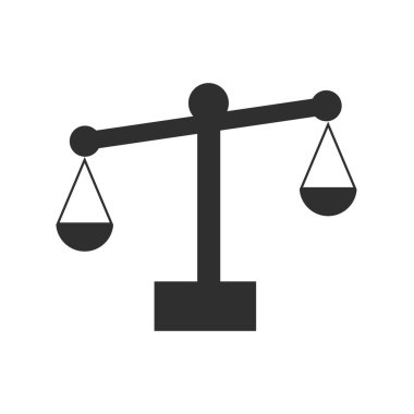 Sadece ağırlık simgesi. Logo sembolünü karşılaştır. Yargılama piktogramını ölçeklendirir. Ui karşılaştırma elementi. Kullanıcı arayüzü benzetim işareti