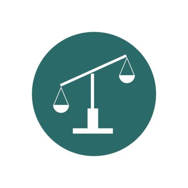 Sadece ağırlık simgesi. Logo sembolünü karşılaştır. Yargılama piktogramını ölçeklendirir. Ui karşılaştırma elementi. Kullanıcı arayüzü benzetim işareti