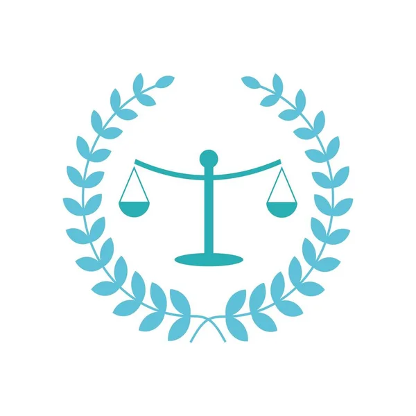 정의의 상징인 변호사 로고, 정의의 상징입니다. 법정 상징, 추상적 인 그래픽 아이콘, 로고 디자인 템플릿, 회사의 상징 — 스톡 벡터