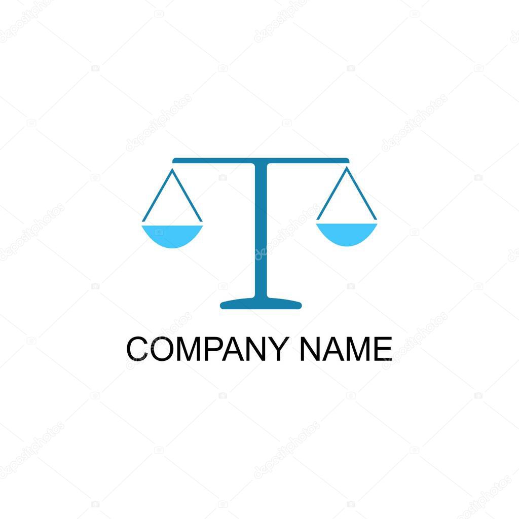 Scale logo template vector icon design Vector Template Illustration