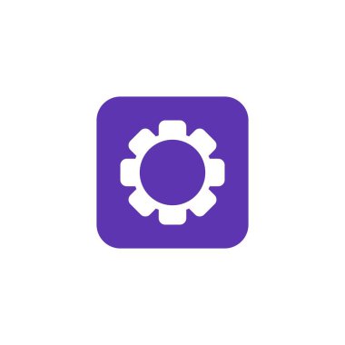 Dişli Vektör Simgesi şablon tasarımı