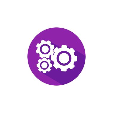 Dişli Vektör Simgesi şablon tasarımı