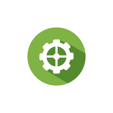 Dişli Vektör Simgesi şablon tasarımı