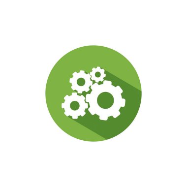 Dişli Vektör Simgesi şablon tasarımı