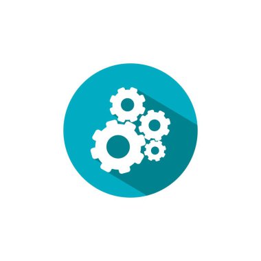 Dişli Vektör Simgesi şablon tasarımı