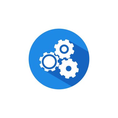 Dişli Vektör Simgesi şablon tasarımı