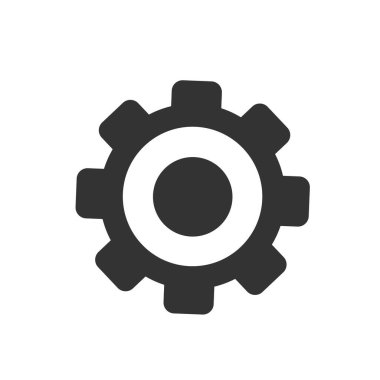 Dişli Vektör Simgesi şablon tasarımı