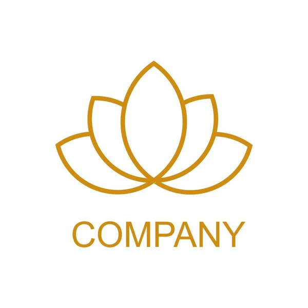 Moderní barevné Lotus Flower Logo — Stockový vektor