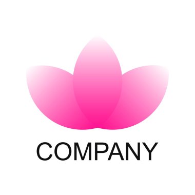 Yoga Logo Tasarım Şablonu. Vektör İllüstrasyonu