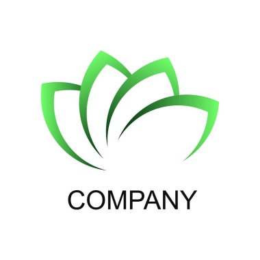 Yoga Logo Tasarım Şablonu. Vektör İllüstrasyonu