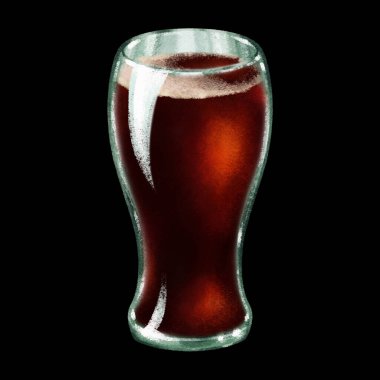 Soğuk içecek, kola ya da cam resimde bira.