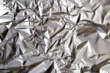 Gümüş parlak arka plan. Uzayı kopyala Yakın çekim..