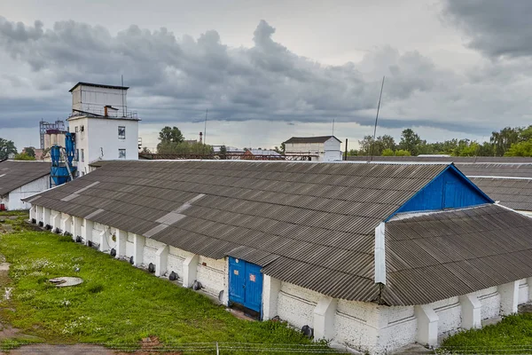 ヴィテプスク ベラルーシ 2018 ベラルーシの穀物倉庫の屋根の上から見る — ストック写真