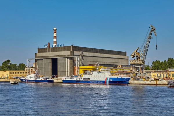 Petersburg Rusya Federasyonu Temmuz 2018 Gemi Inşa Şirket Almaz Petrovsky — Stok fotoğraf