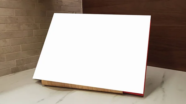 Boş resim çerçevesi boş reklam afiş Poster sahte izole şablon kırpma yolu