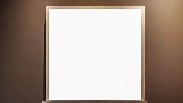 Empty Picture Frame Blank Advertisement Banner Poster Mock Isolated Template — Stock Photo, Image