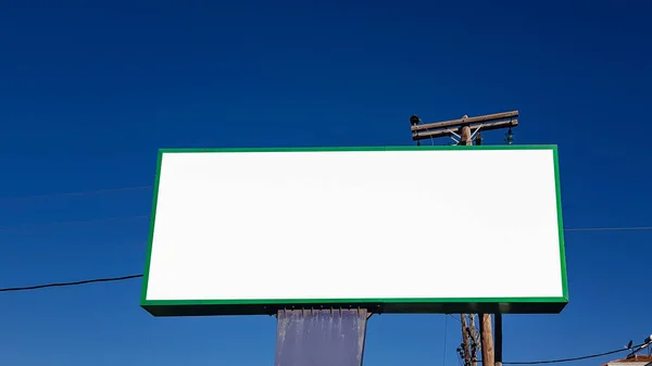 空白の広告バナー広告テンプレート モック分離をクリッピングパス — ストック写真