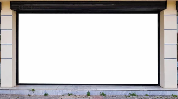 Boş Reklam Banner reklam şablon sahte izole boş alanı