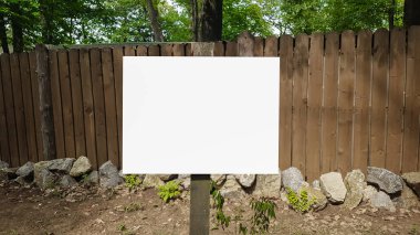 Boş Reklam Banner reklam şablon sahte izole boş alanı