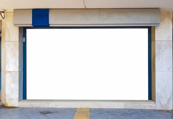 分離の空き領域を空白広告バナー広告テンプレート モック — ストック写真