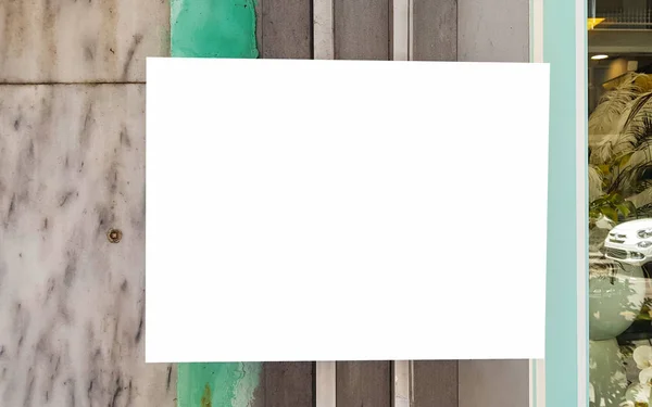 Boş Reklam Banner reklam şablon sahte izole boş alanı