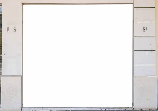 Boş Reklam Banner reklam şablon sahte izole boş alanı