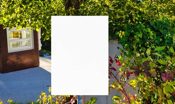 Büyük boş açık Reklam Banner işareti