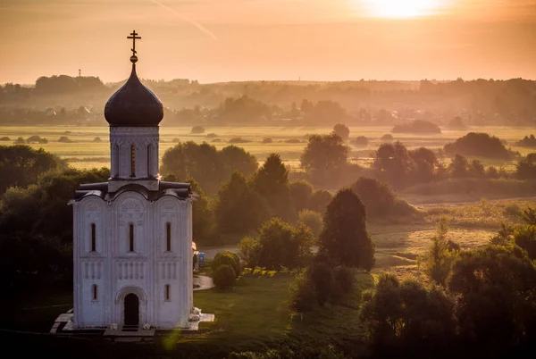 Church Intercession Nerl River Vladimir Region Russia — Stock Photo, Image