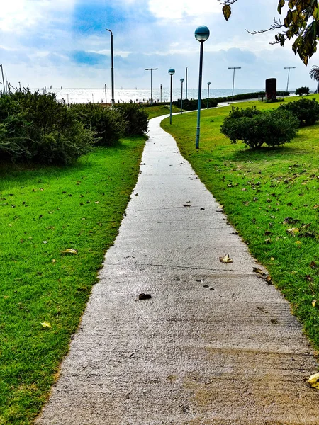 Plaży Spacerem Park Ścieżki — Zdjęcie stockowe