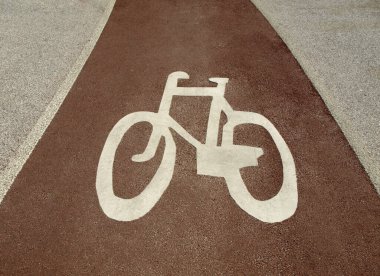 Park sokağında bisiklet yolunu işaretliyorum.