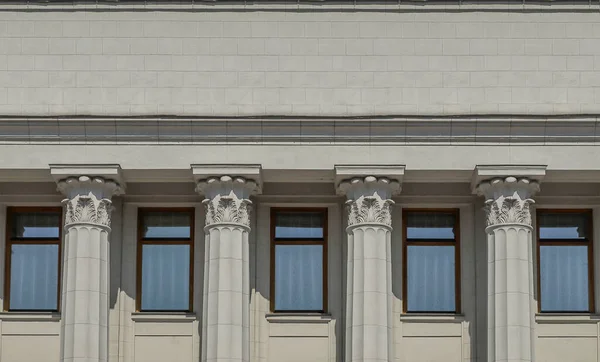 Facade Government Building Columns — Stock Photo, Image