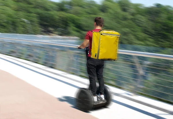 Waas Koeriers Voeren Orders Uit Voor Levering Van Goederen — Stockfoto