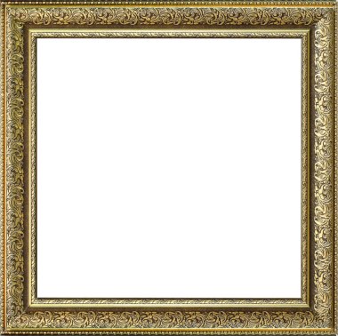 Beyaz arkaplanda bir resim için çerçeve