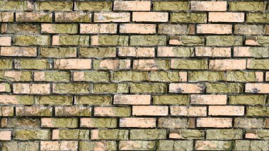 Eski bir tuğla işçiliği biçiminde bir yazı için arkaplan