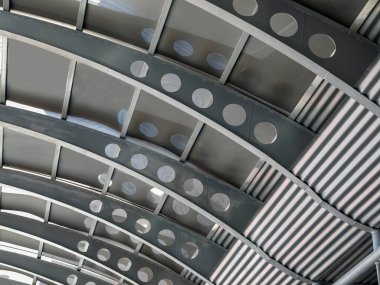 Park tasarımı metal tepe örtüsü güneşten korunmak için ve hava geçirmez.