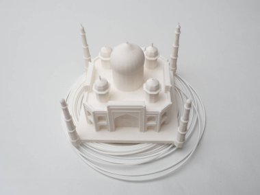 Beyaz filaman için 3d printerlere harcama maddeler