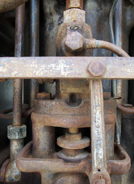 Close View Rusty Engine Detail — Photo