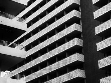 beton daireler, seçici odak