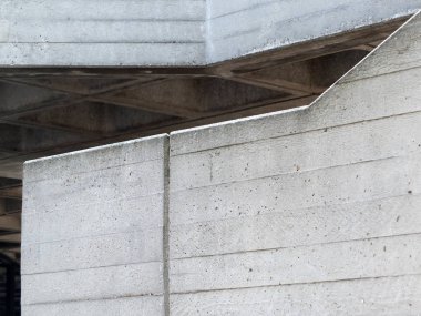 yamaçlı ve köşeli gri döküm beton duvarlar dokulu backgr