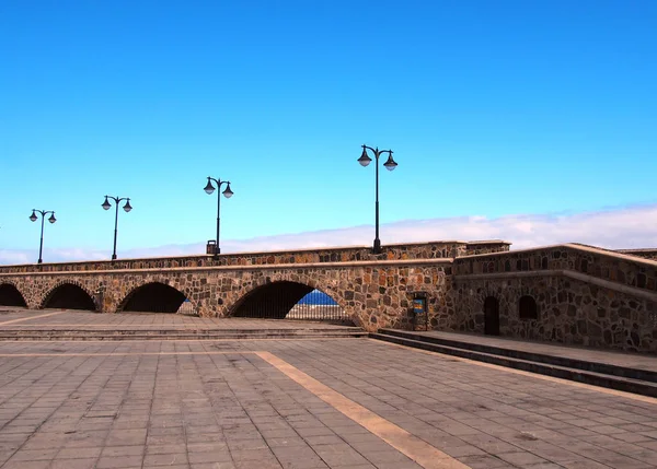 Muralha Porto Linha Maré — Fotografia de Stock