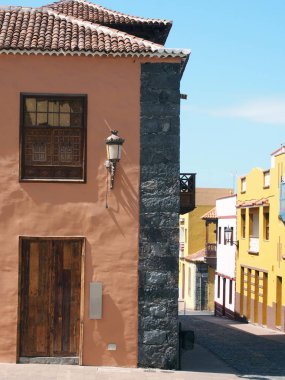 tenerife de sokak köşesi, seçici odak
